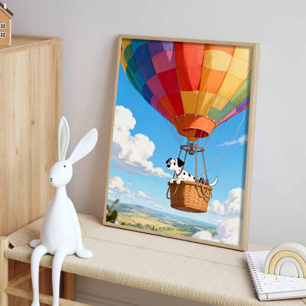 Disney Diamond Painting 101 Dalmatians Hot Air Balloon DIY Diamond Art Painting Set for Home Office Decoration Handmade Gifts