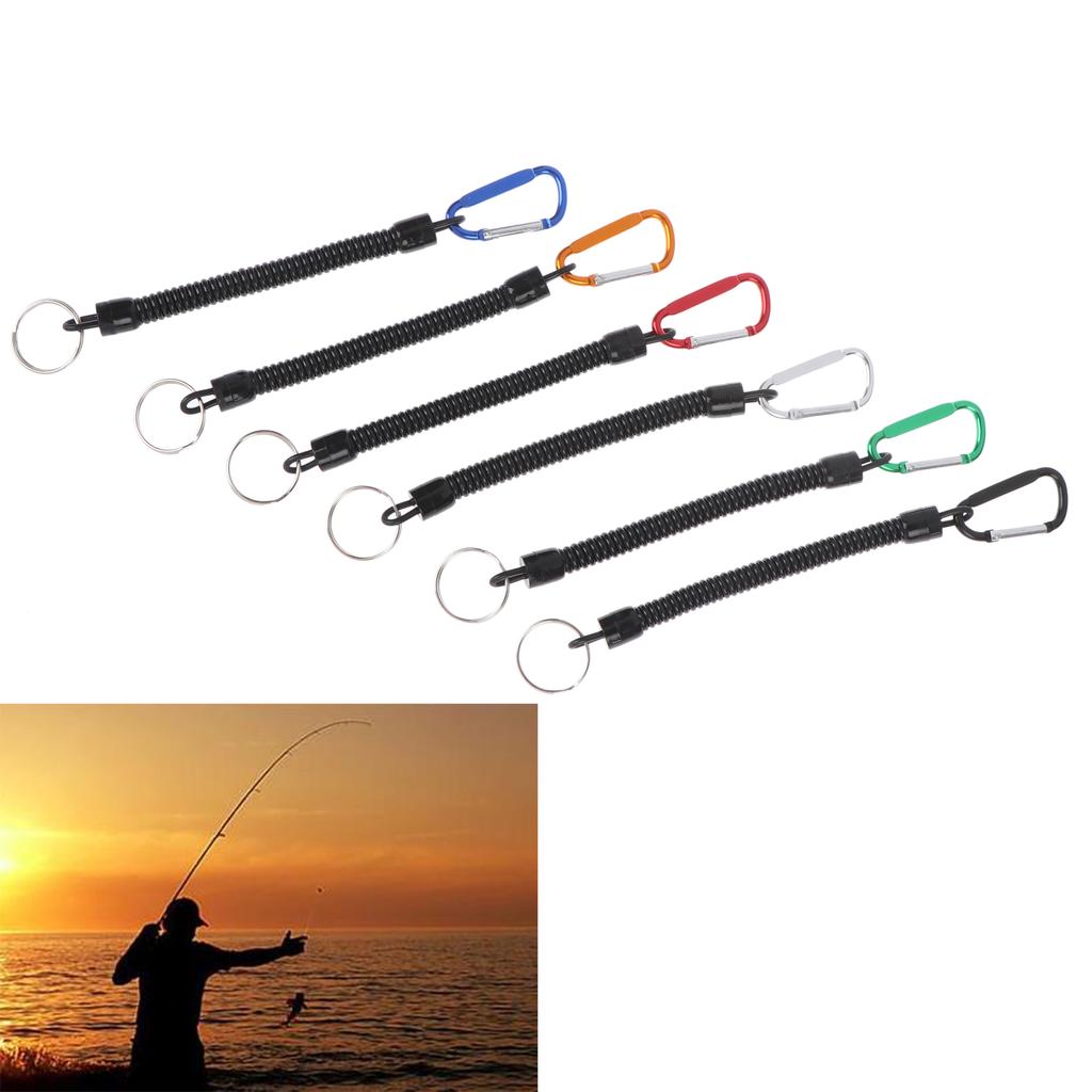 1 шт. Портативный рыболовный шнурок Веревка Катание на лодках Кемпинг Карабин Надежный замок Захват