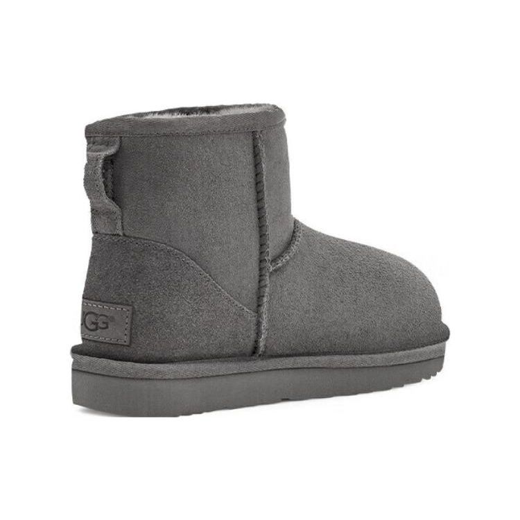 UGG Кроссовки Classic Mini II Boot серые женские 1016222-GREY
