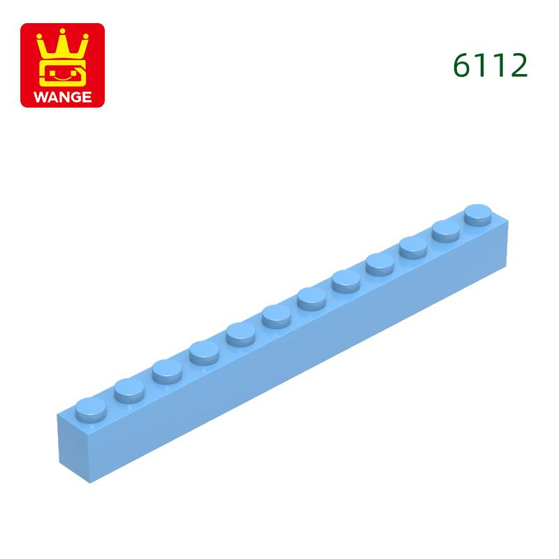 Нетоксичный 22 шт./лот 6112 1x12 Высокий 12-отверстий Строительный блок Moc Цветные Аксессуары Совместимые с Кирпичом Diy Детская игрушка Сборка Подарок