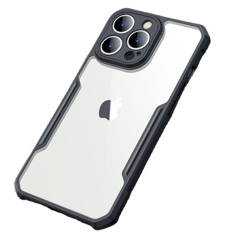 Xundi Тонкий прозрачный противоударный чехол для iPhone 15 Pro/14 Pro Max с защитой воздушной подушкой