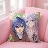 HeartFluttering DDATE A LIVE Icons Cushion Cover Pillowcase Short Plush Invisible zipper Room Sofa Cushion Cover