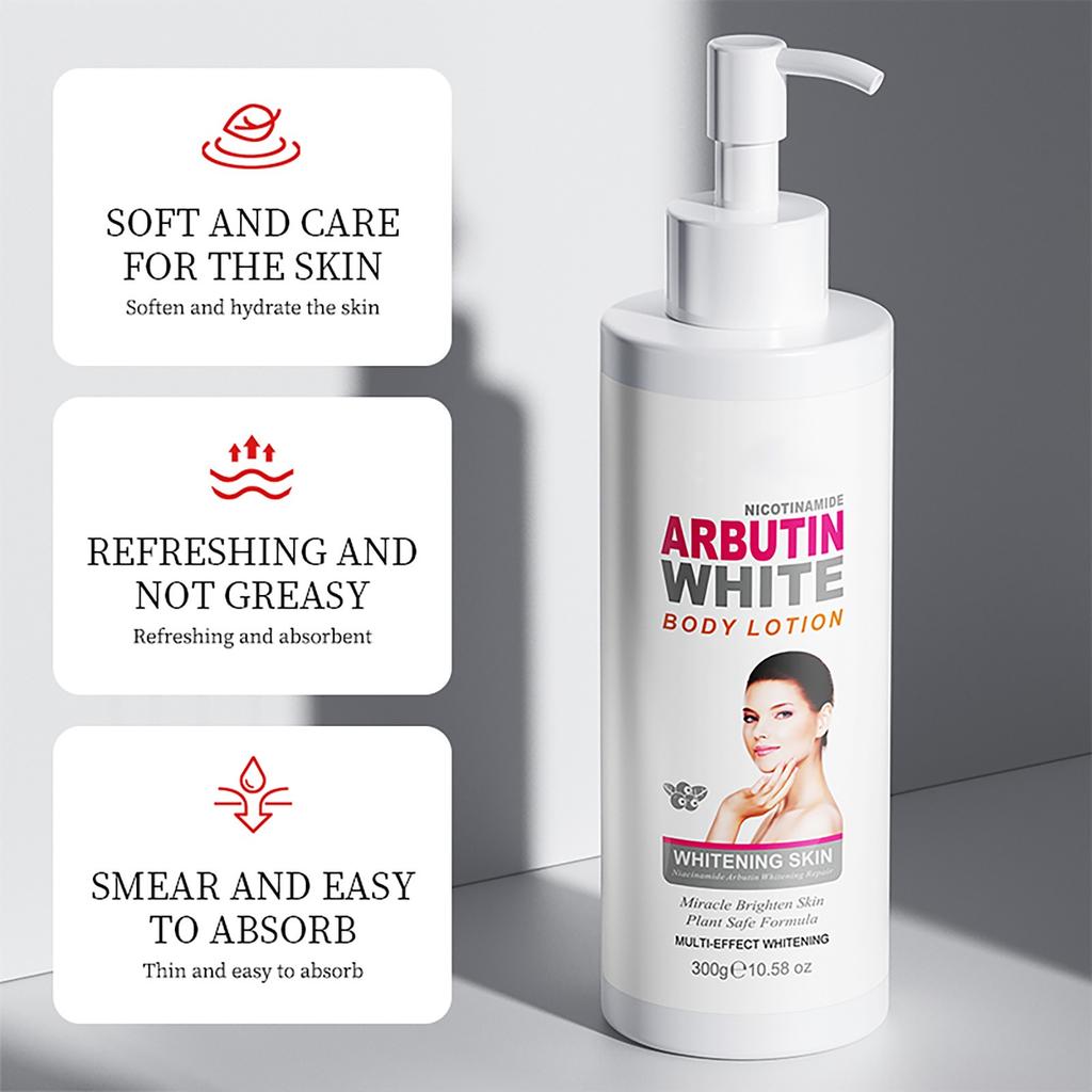 Arbutin Whitening Moisturizing Body Lotion 300g