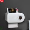 Toilet Tissue Box Punch-free Paper Box Wall-mounted Waterproof Toilet Paper Box Toilet Toilet Paper Roll Paper Storage Box