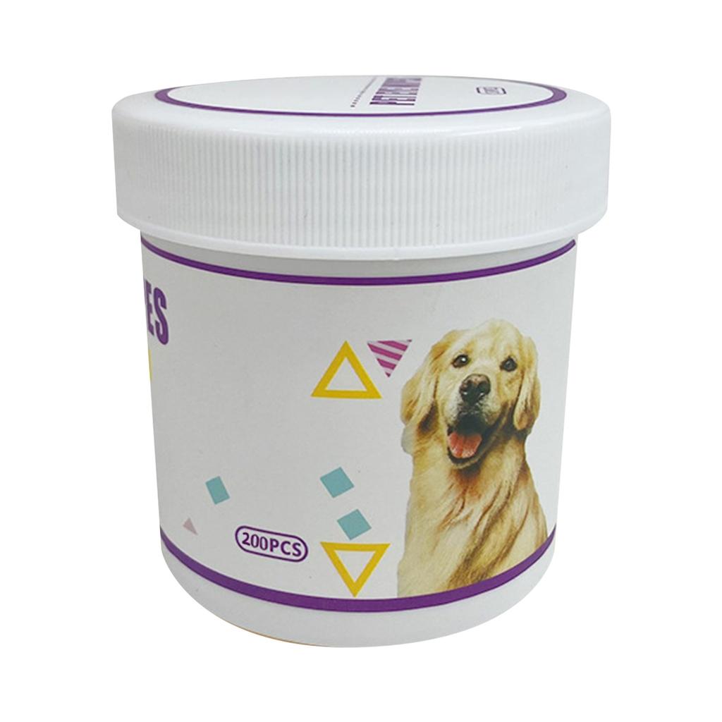 Dog Eye Wipes 200 Tablets Pack, Eye Cleaner For Dogs And Cats, Pet Tear Stain Removal Wipes, Dog Eye Cleaning Wipes, Eye Cleaning Pads, Odorless260ml