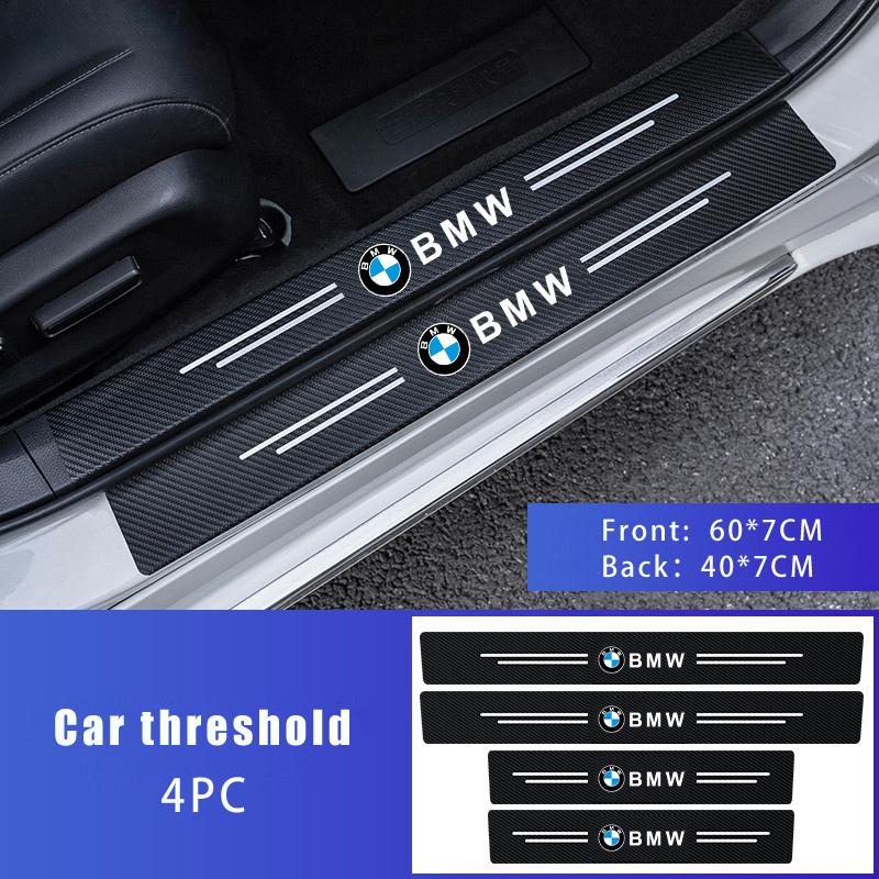 1/4PC Car Trunk Bumper Door Sill Threshold Protection Strip Sticker For BMW E46 E90 E60 F30 F10 X1 X2 X3 X5 X4 X6 X7 G30 G20 F15 R4DE