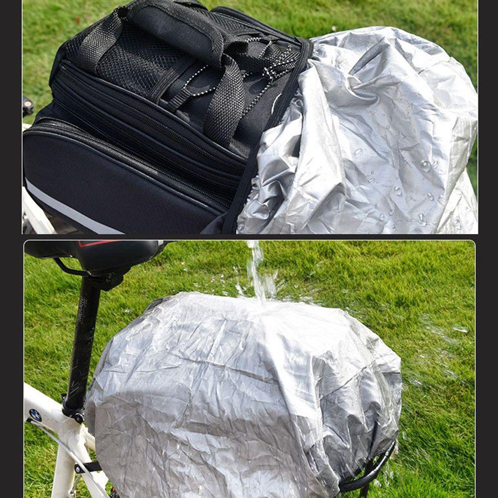 Водонепроницаемый рюкзак с чехлом для дождя, расширяемая сумка для сиденья, сумка для седла, сумка для заднего сиденья, сумка для велосипеда