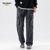 Homlean Men's Loose Straight Leg Casual Cargo Pants