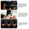 SCKS3 Car Hanging Ornament Interior Ambient Lighting Small Bulb Decora For BMW M Performance Alpina M3 M5 M6 X1 X3 X4 X5 G20