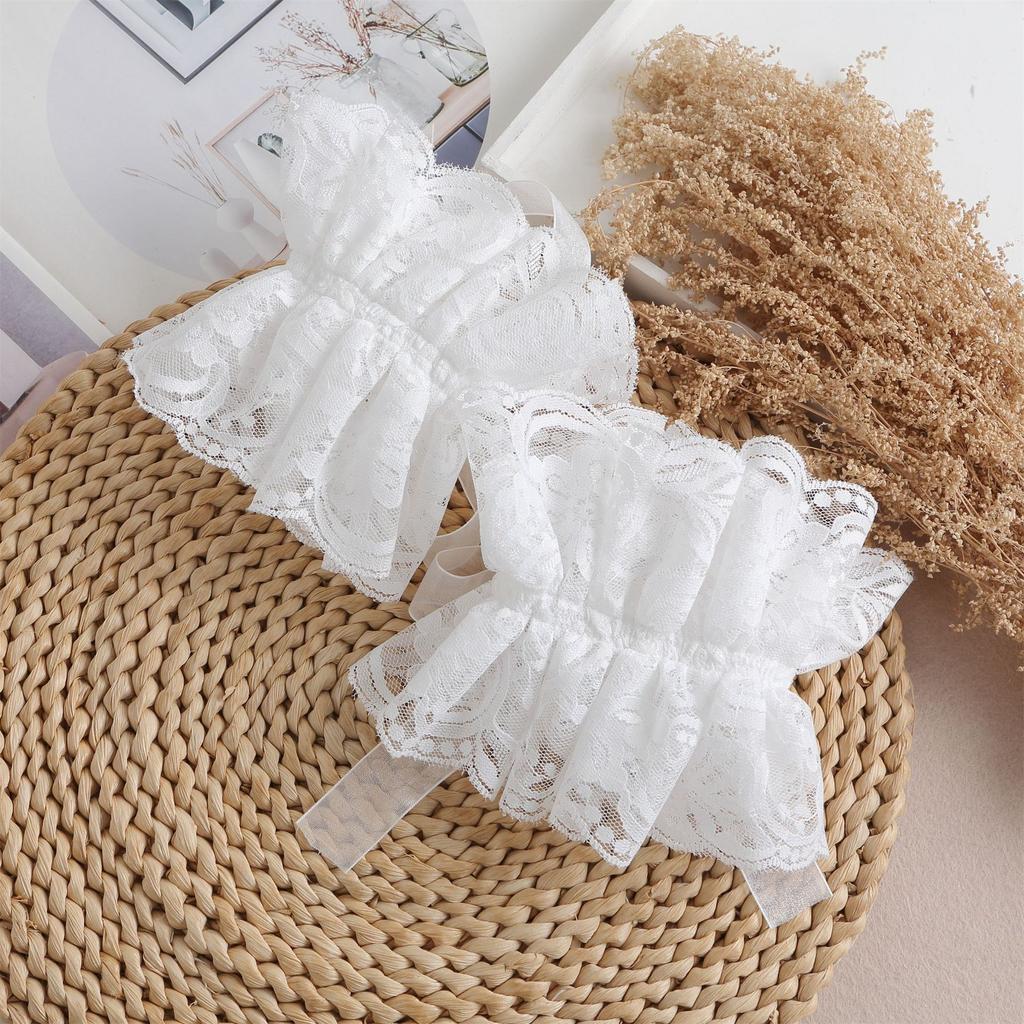 Elegant Bowknots False Sleeves Decorative Wrist Cuffs Arm Sleeves Elegant Universal Fake Sweater Cuffs Accessories