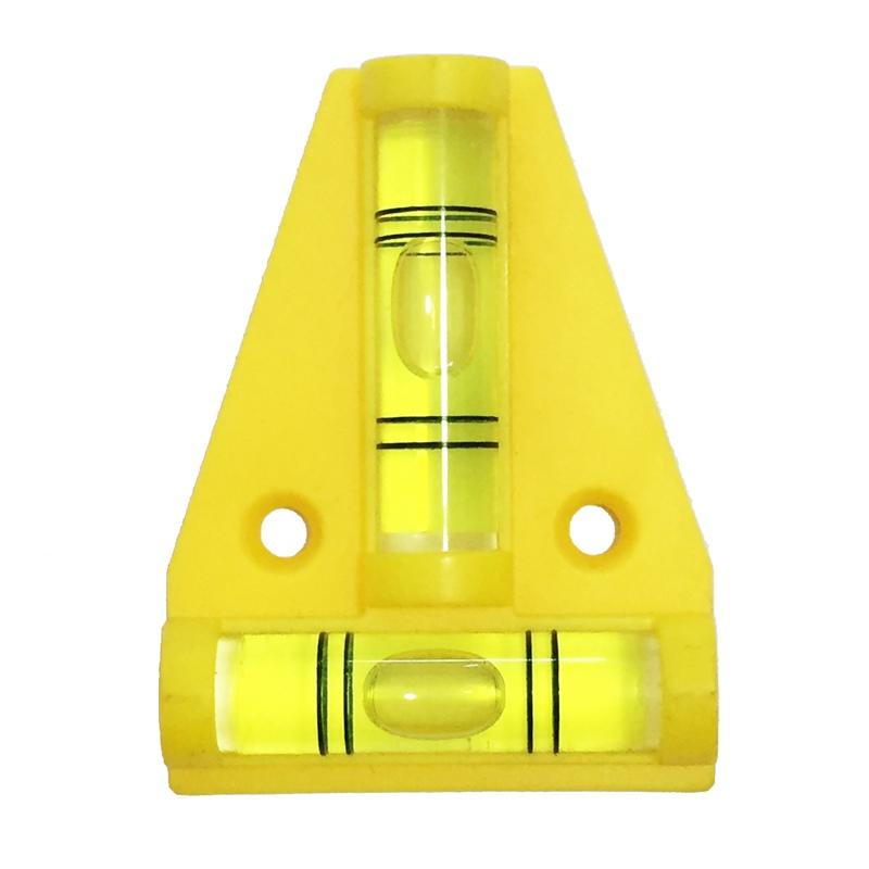 Т-образный спиртовой уровень измерительный инструмент треугольный пластиковый индикатор уровня корпус черный красный оранжевый желтый