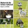 Christmas Dog Toy, Interactive Christmas Dog Football Toys with Tabs for Fetch and Tug Play. Durable Toy Ball for Medium and Small Dogs