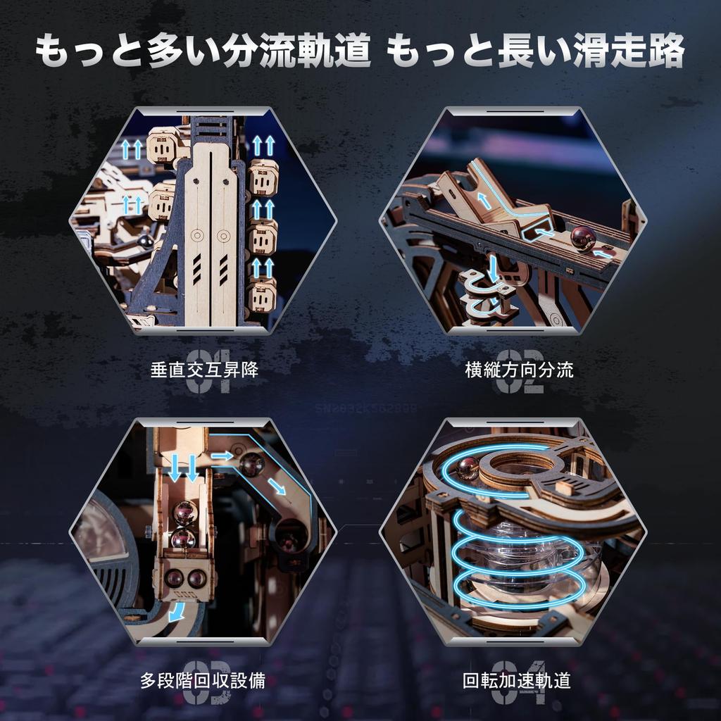 ROBOTIME 3D 3D Wooden Hand Electric Water Roller For Craft Brain For Educational Ages DIY No Connecting Agent Illustrated Instructions Included