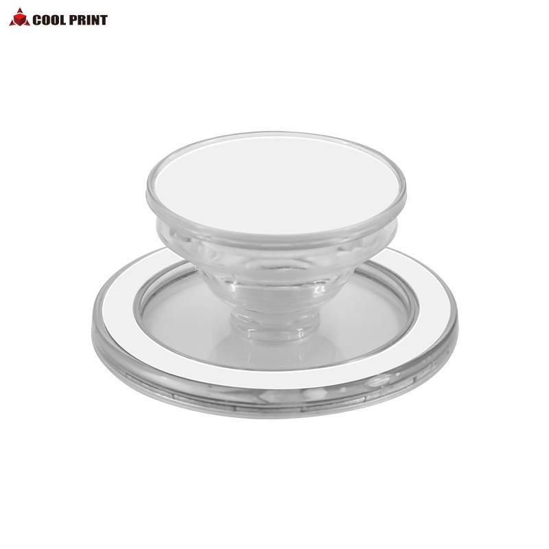 Magnetic Heat Transfer Airbag Phone Holder: Retractable, Folding, Transparent Groove Design