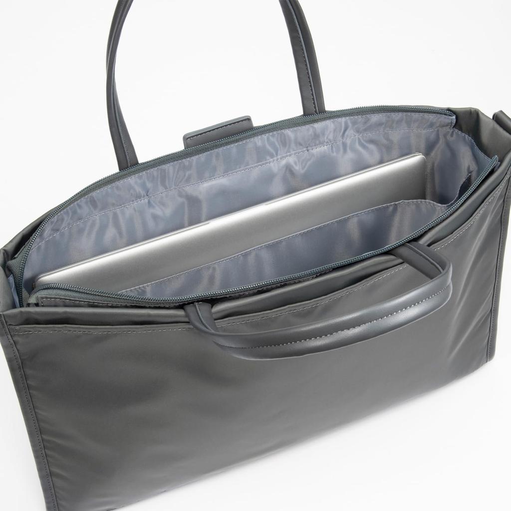 И Day Tote Большой 2WAY Совместимый с дюймовым Бизнес Темно-серый [Двойная Ночь] Сумка, Легкий, Вместительный, Многофункциональный, B4, 15.6 PC, Для поездок на работу,