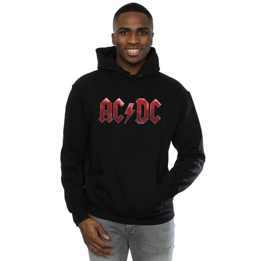 AC/DC Mens Ice Logo Cotton Hoodie