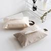 Tissue Holder Large Capacity Japanese Style Storing Canvas Tissue Box Hanging Napkin Paper Holder Home Supplies