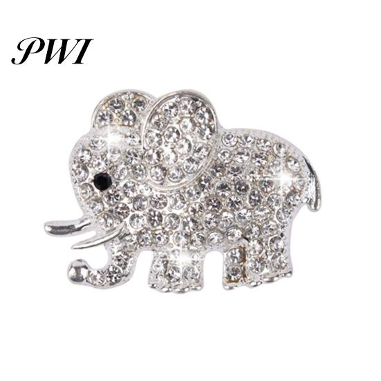 No Glue Required Air Vent Clip Car Freshener Luxury Rhinestone Alloy Elephant Auto Outlet Decoration Aromatherapy Diffuser Interior Accessories