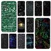 Black Hoesjes Fashion Funda Pretty Math Physics Formula Cute For Samsung Galaxy A52 5G Soft Plastic Phone Cover Fundas For