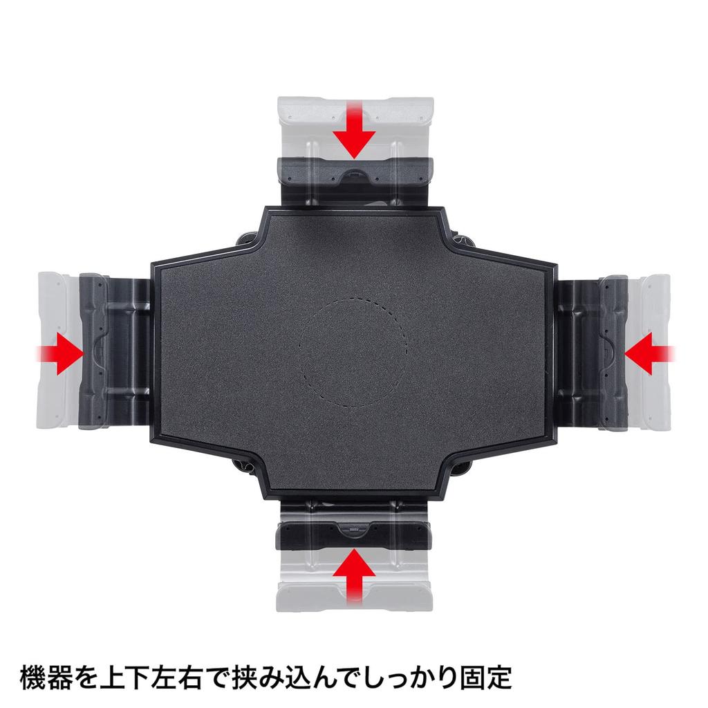 Sanwa Supply Lockable VESA Mounting Holder for iPads and Tablets Black CR-LATAB30 (30mm Thick) -