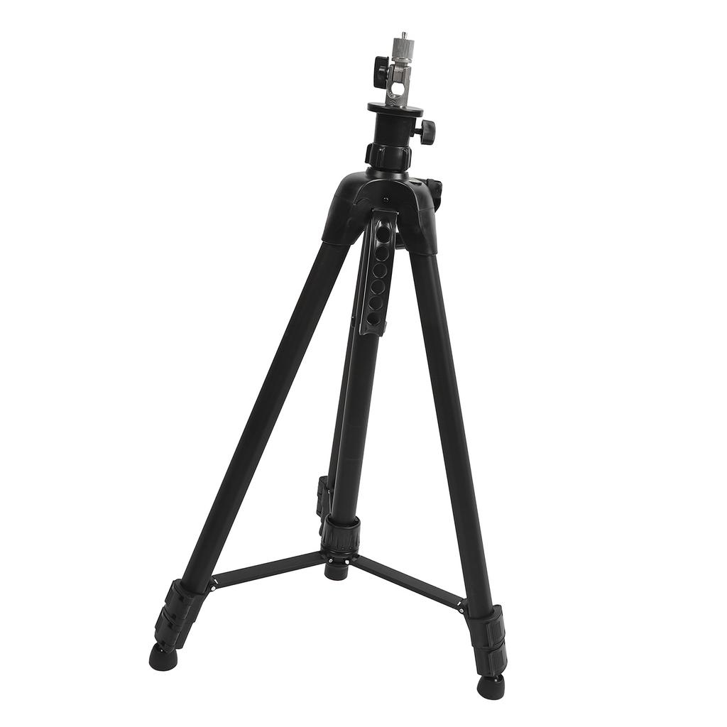 Tripod Level Stand Aluminum 360 Degree Rotation Level Tripod Holder with Multifunctional Hook