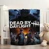 Игровое одеяло D Dead by D Daylight Мягкое и приятное для кожи Для дивана кровати Дневного сна Покрывало Всесезонное Одеяло