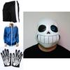 Стильный игровой костюм для косплея Undertale Sans, худи, комплект с перчатками и чулками
