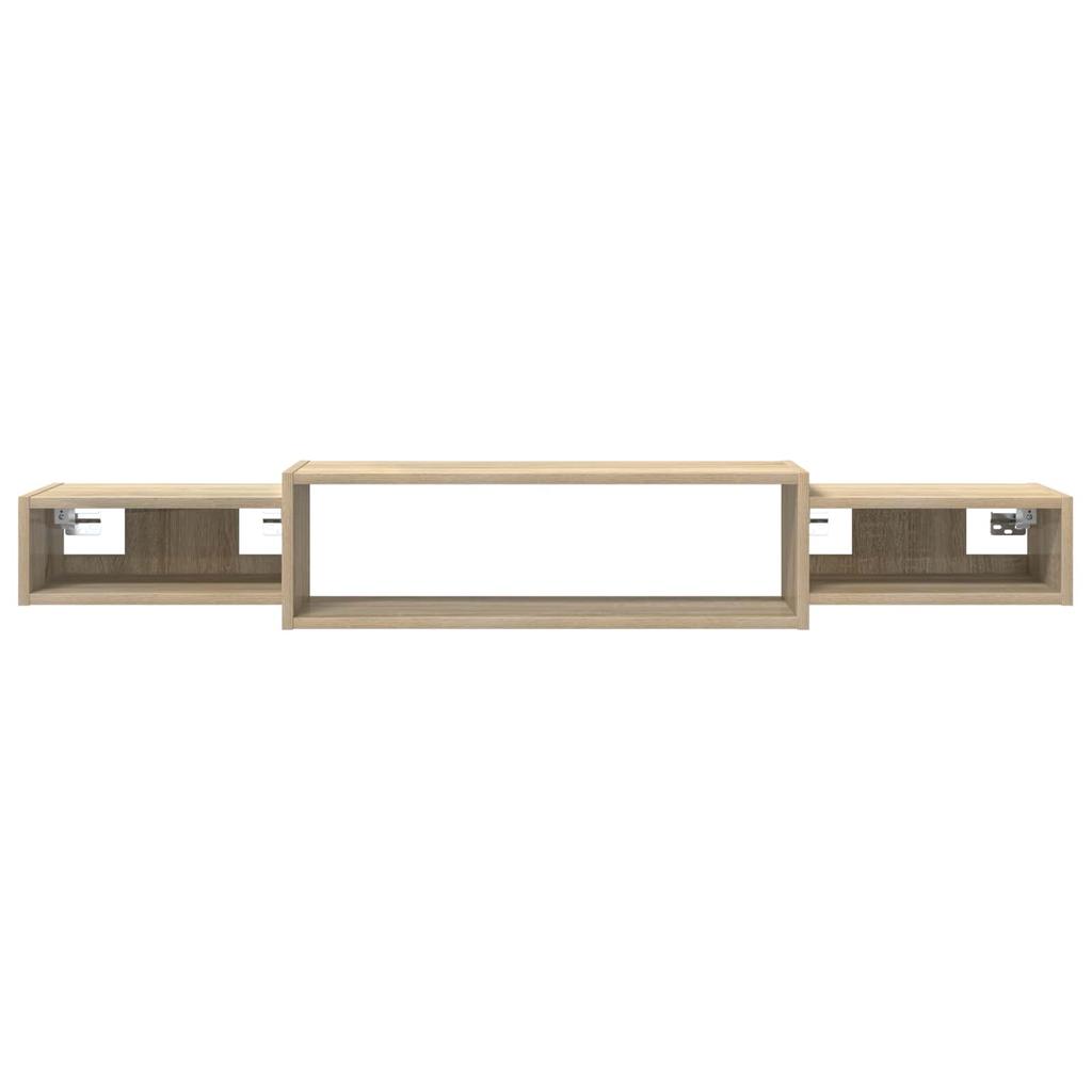 Wall Mounted TV Cabinet Wall Bracket Sonoma Oak