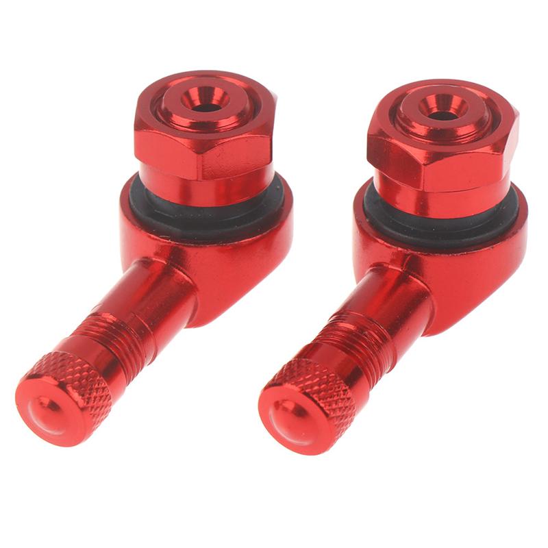 2 шт. мотоцикл с ЧПУ, угол 90 градусов, колесо, стержень шины, бескамерный клапан, алюминий