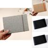 Traditional Cloth Cover Photo Album With Elastic String Storage For Family And Event Memories