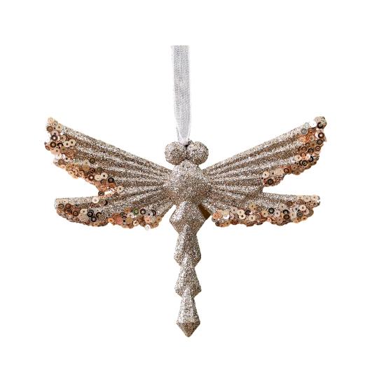 Блестящие пайетки Рождественское украшение Шампанское Балерина Танцовщица/Снежинка/Бабочка Подвесное украшение для Рождества