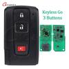 Бесключевой полуполностью умный ключ-брелок для Toyota Prius 2004-2009 312/433 МГц Чип 4D 2 3 Кнопки FCC MOZB21TG MOZB31EG Автомобильный брелок