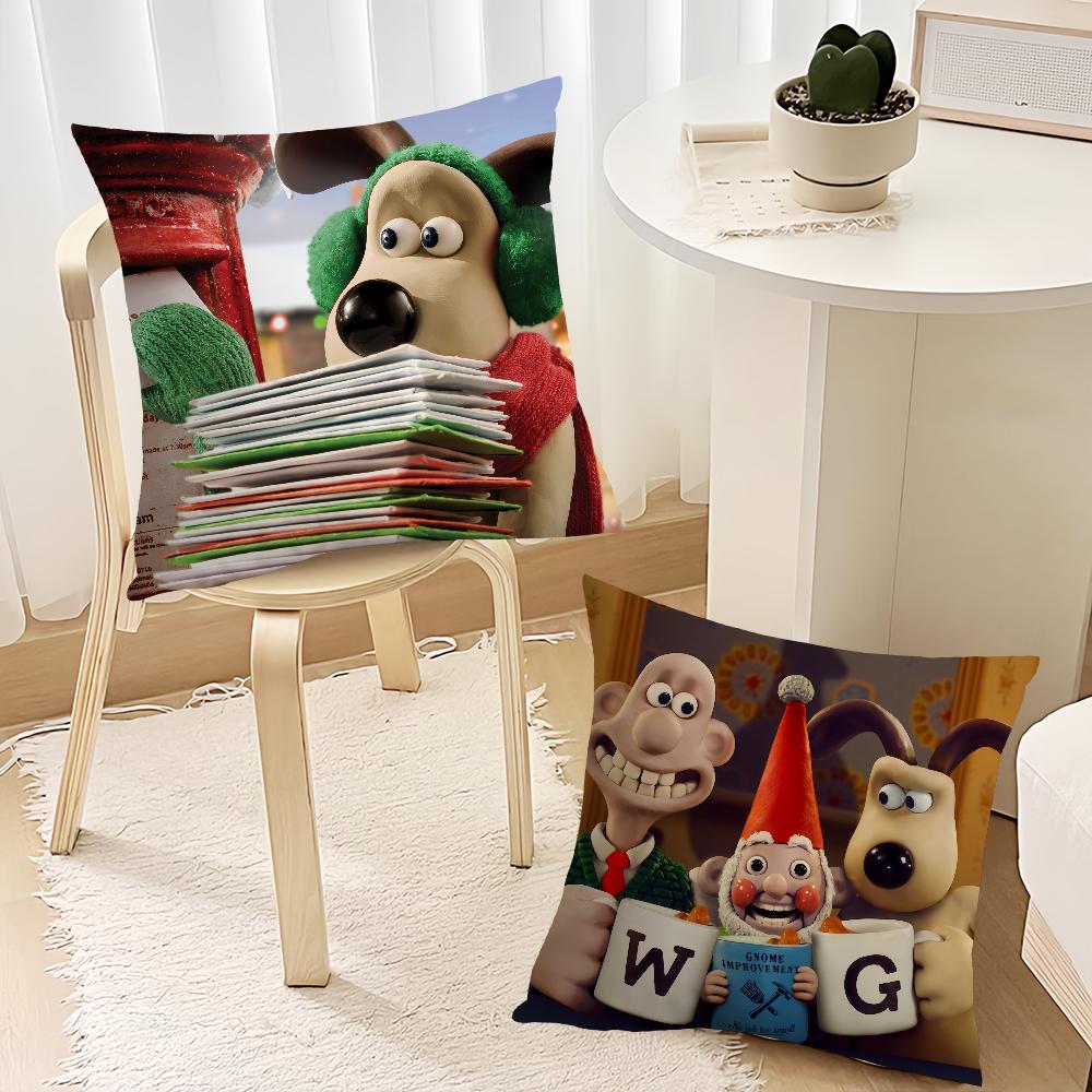 Мультяшный W-Wallace-ES и G-Gromit-ES чехол Подушка для изголовья гостиной Офисная подушка Подушка для спальни Наволочка для подушки для сна на диване