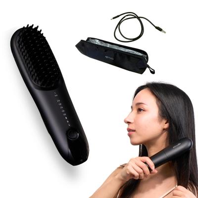 В распроданном на QVC расширенном типе, который можно использовать на Cordless Mini Brush Iron Plus Black чехол Щетка-утюг Утюг-щетка Тепловая щетка