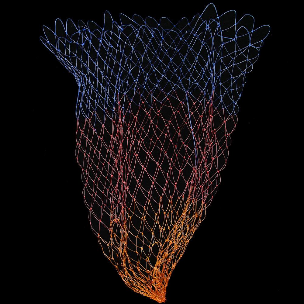 High Quality Fishing Tackle Depth Folding Dip Net Fishing Nets Collapsible Rhombus Mesh Nylon