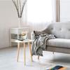 Modern Creative Sofa Side Round Practical Table Bedside Shelf Coffee Table Home Furniture