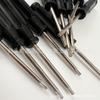 Черная шестигранная Torx-отвертка T8 с отверстием для разборки игровых приставок и дронов