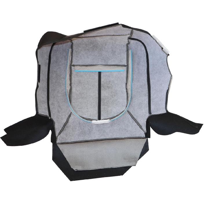 GXARTS Driver Side Bottom Replacement Leather Seat Cover Black #5B or 6B Compatible with Ford F250 F350 F450 F550 2011 2012 2013 2014 2015 2016