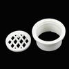 Insert Type Simple Floor Drain Pvc 50-200 Round Pipe End Cap Filter Net Air Vent