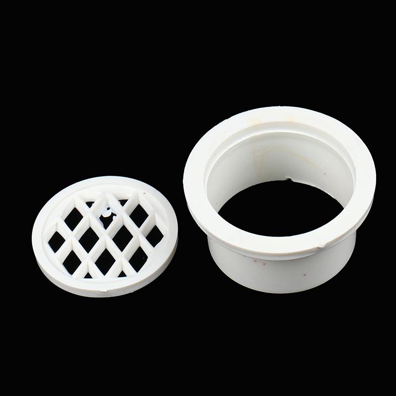 Insert Type Simple Floor Drain Pvc 50-200 Round Pipe End Cap Filter Net Air Vent