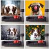 Милый узор бордер-колли гобелен спальня гостиная гобелен украшение на стену дома гобелен