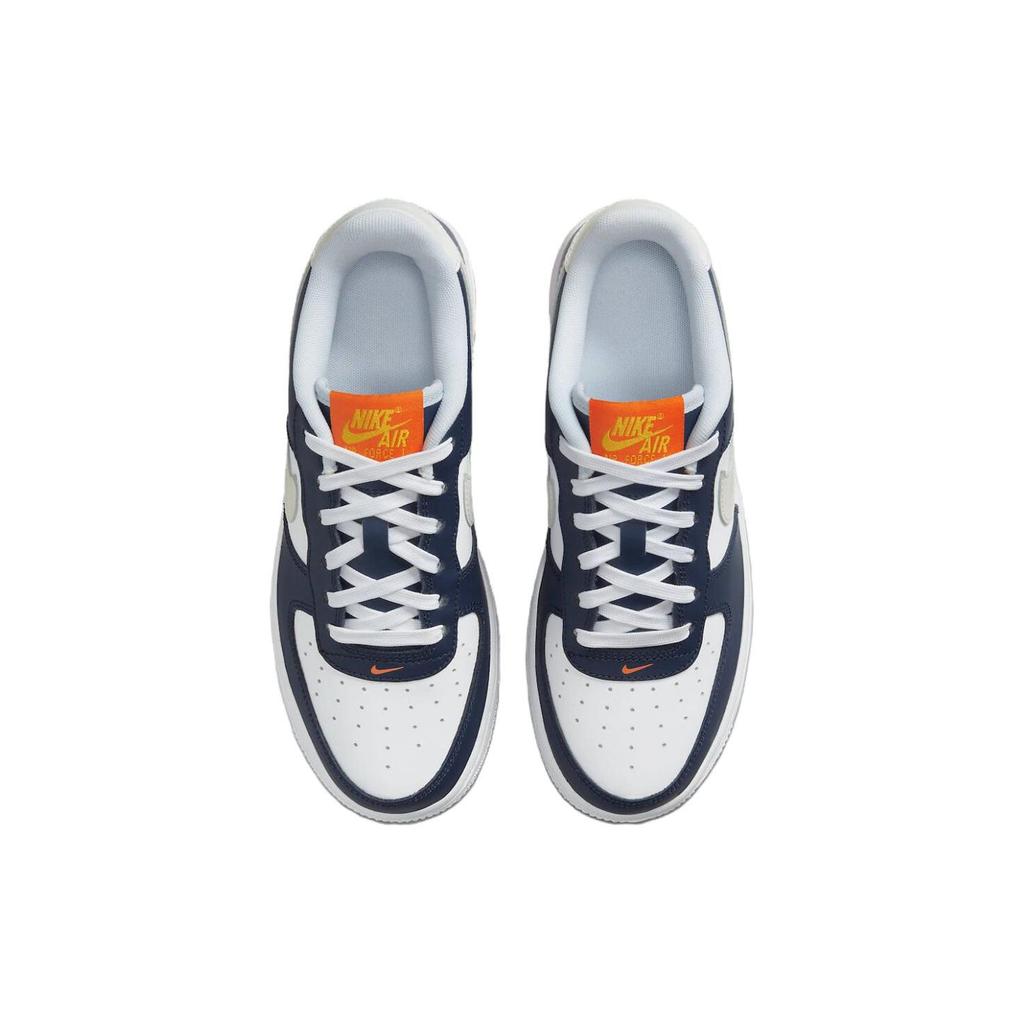 Nike Детские кроссовки Air Force 1 Low GS UV Reactive Blue Midnight-T Navy White FN7239-410