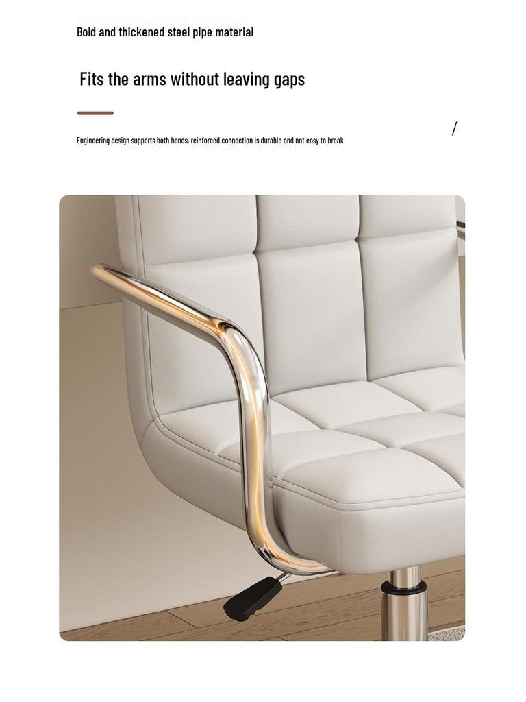 Adjustable Ergonomic Office Chair for Long Sitting – Ideal for Bedroom, Study, and Dressing Table.