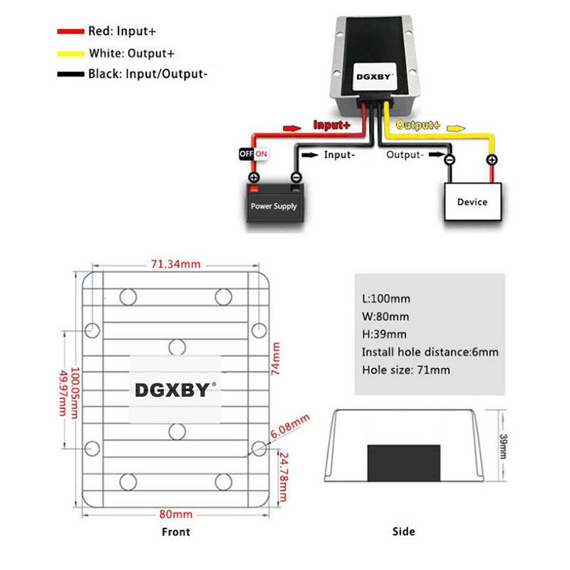 12V TO 14V 5A 8A 10A  20A 25A 30A DC Power Converter 12V TO 13.8V Automotive Equipment Using Power Boost Module CE certification
