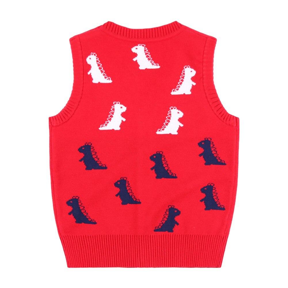 Осень-зима детский вязаный свитер, жилет, кардиган, детский свитер с v-образным вырезом для мальчиков, жилет на пуговицах, повседневная верхняя одежда для маленьких девочек, От 1 до 7 лет