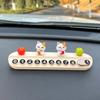Знак временной парковки Lucky Cat: Скрытый контактный номерной знак для автомобиля