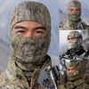 Camouflage Head Hooded Full Face Winter Camping Hunting Cap Military Training Warm Face Mask Protect Caps