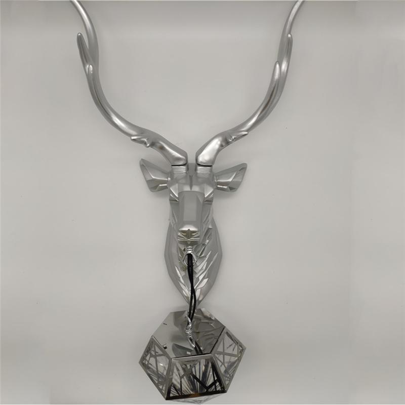 Американские ретро-светильники с оленями, светодиодные настенные светильники в виде рогов, современные настенные светильники для гостиной, спальни, прикроватные бра, домашний светильник