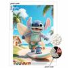 Disney Pearl Art Painting Stitch Surfing Beach Home Wall Decor Art Crafts Handmade DIY Adult/Beginner Gift Creative Home Decor Frameless 146