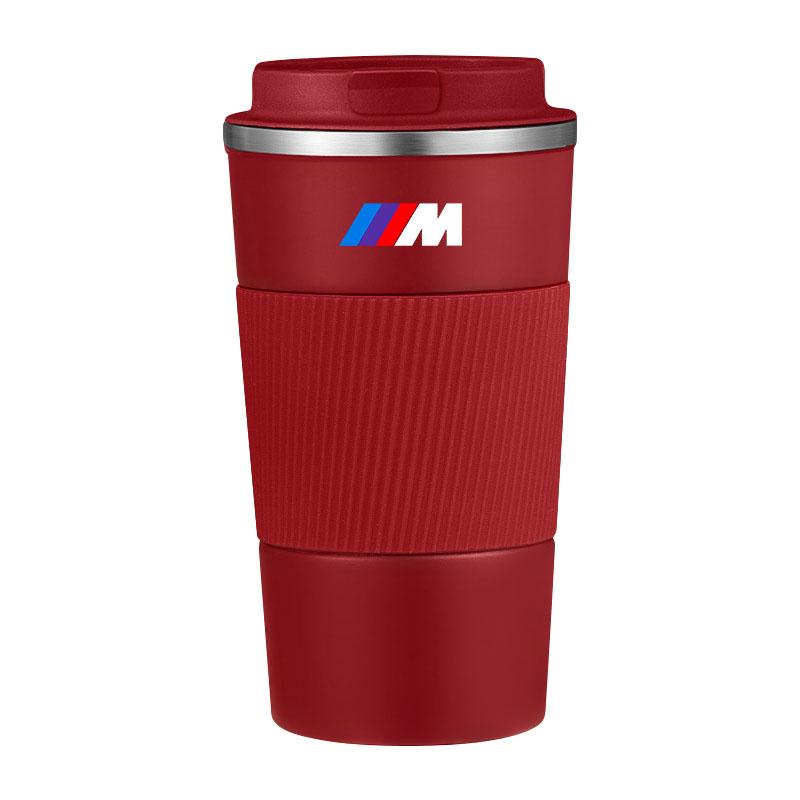 500ml Stainless Steel Coffee Tumbler Thermos Cup Portable Travel Thermal Mug For BMW M M1 M2 M3 M4 M5 M6 M7 M8 X1 X3 X5 E39 E46 E60 E90 Car Accessorie